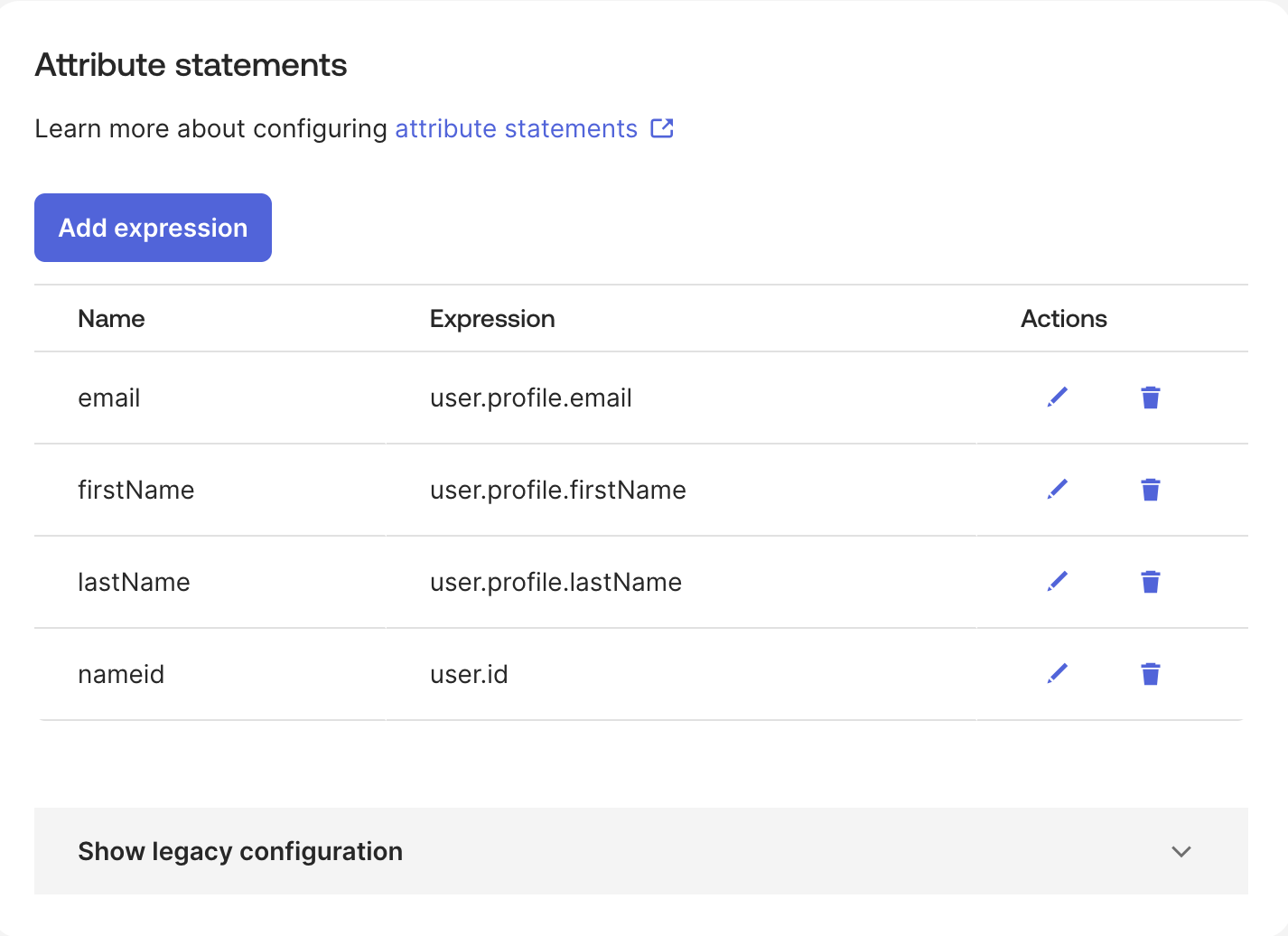 Attribute mapping completed on Okta Admin Console